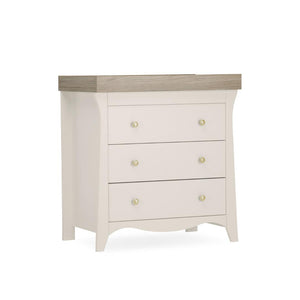 CuddleCo Clara 3-Drawer Dresser + Changer - Cashmere-Nursery Sets-Cashmere- | Natural Baby Shower