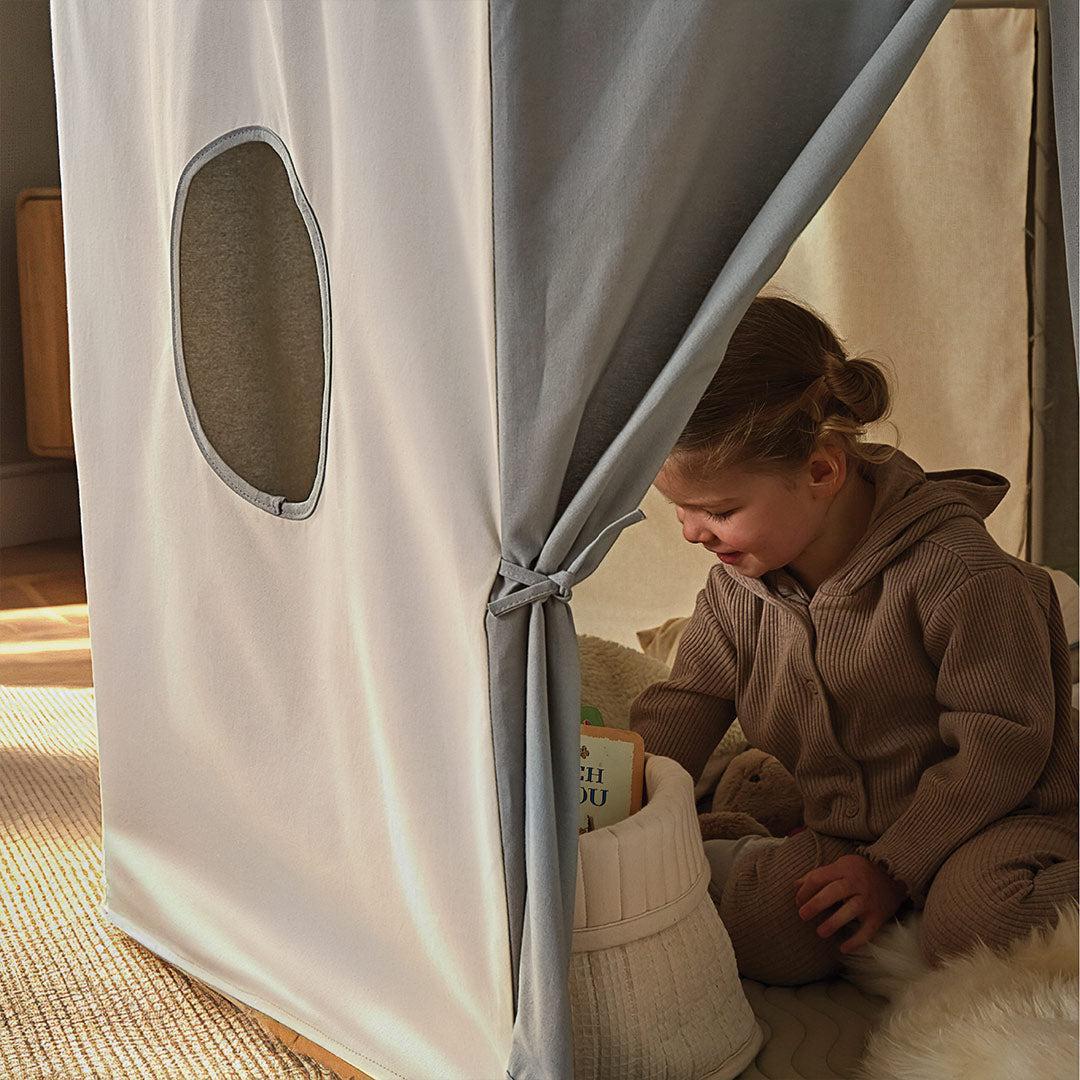 CuddleCo Pavilion Play Tent - Sea Salt-Teepees-Sea Salt- | Natural Baby Shower