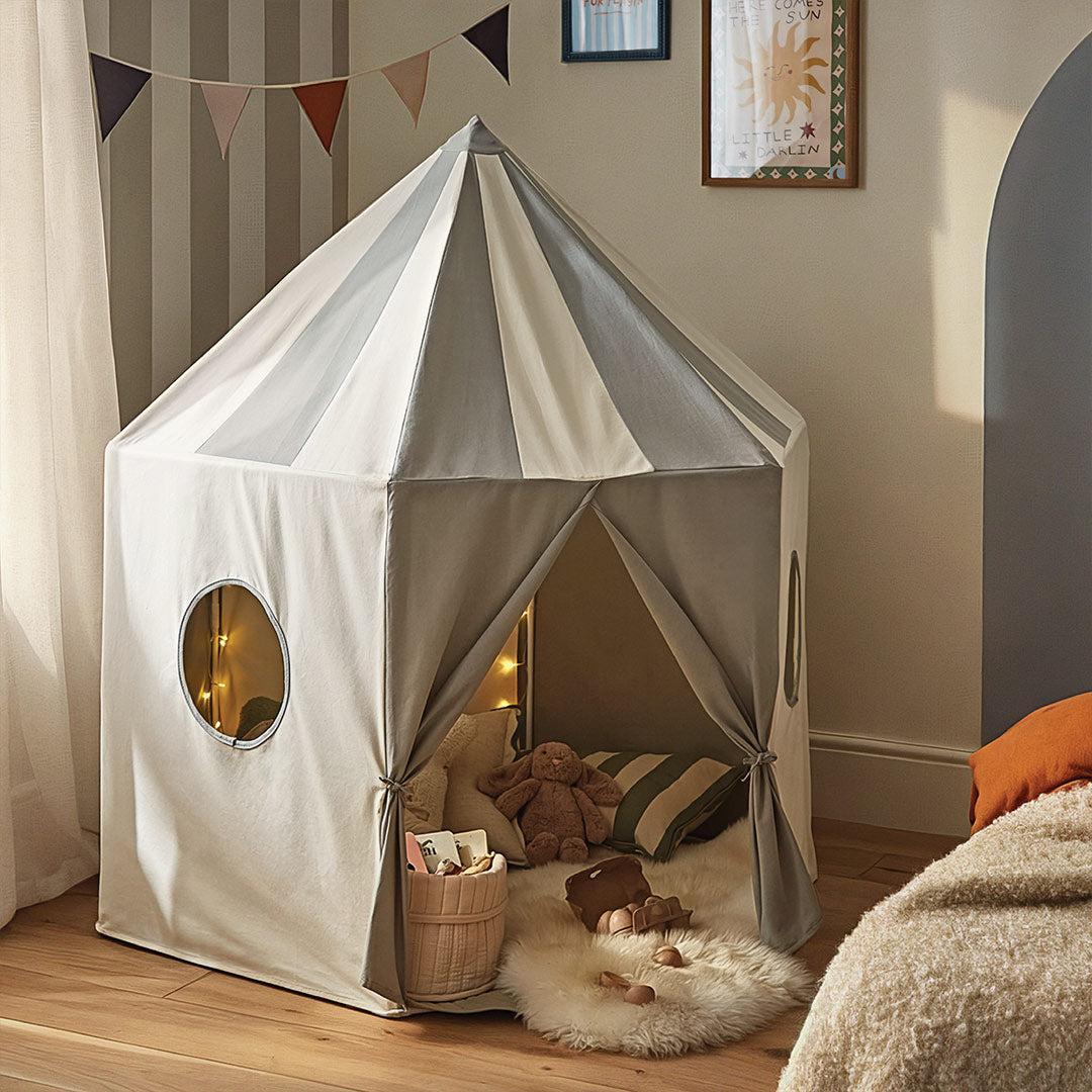 CuddleCo Pavilion Play Tent - Sea Salt-Teepees-Sea Salt- | Natural Baby Shower