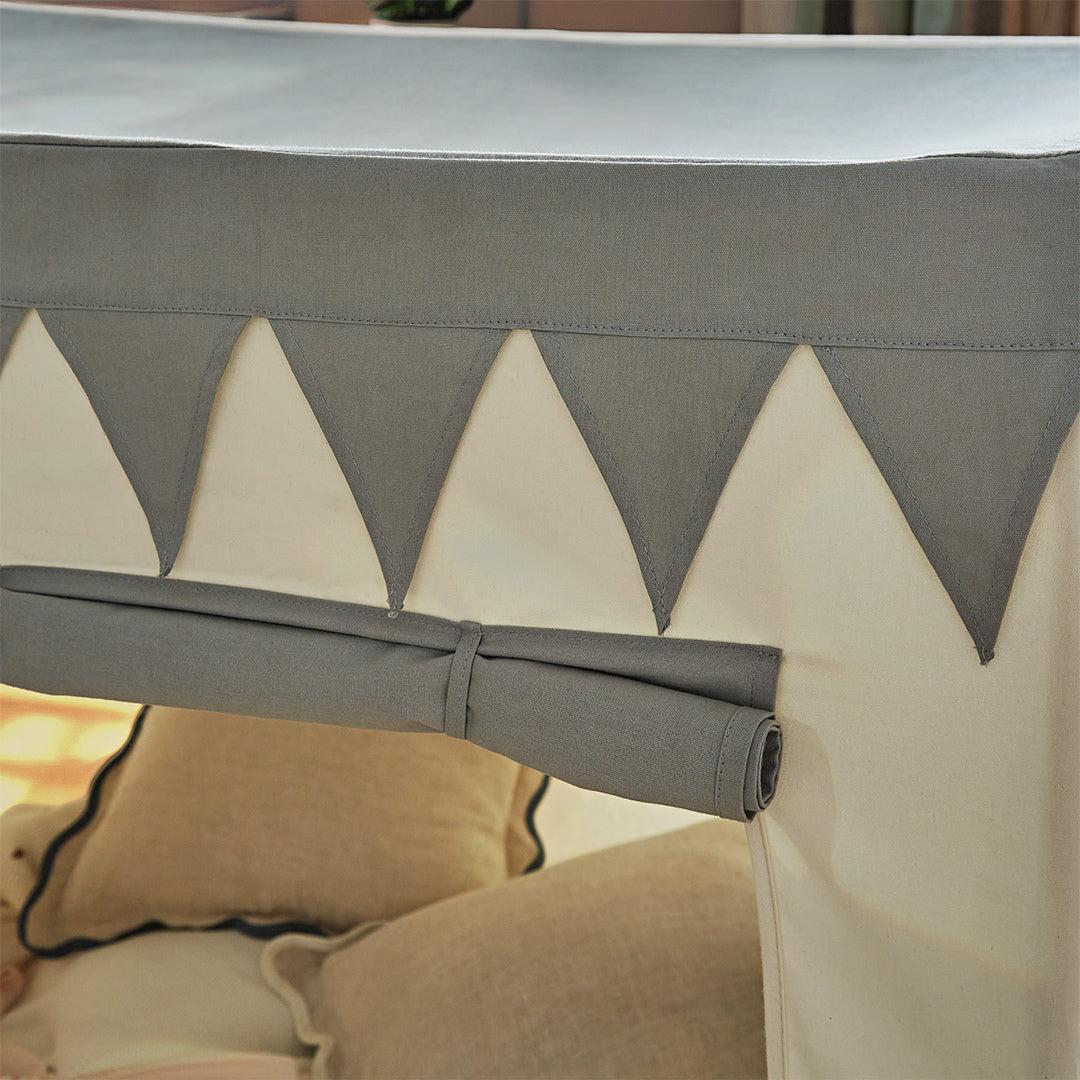 CuddleCo Play House with Bunting - Sea Salt-Climbing Frames-Sea Salt- | Natural Baby Shower
