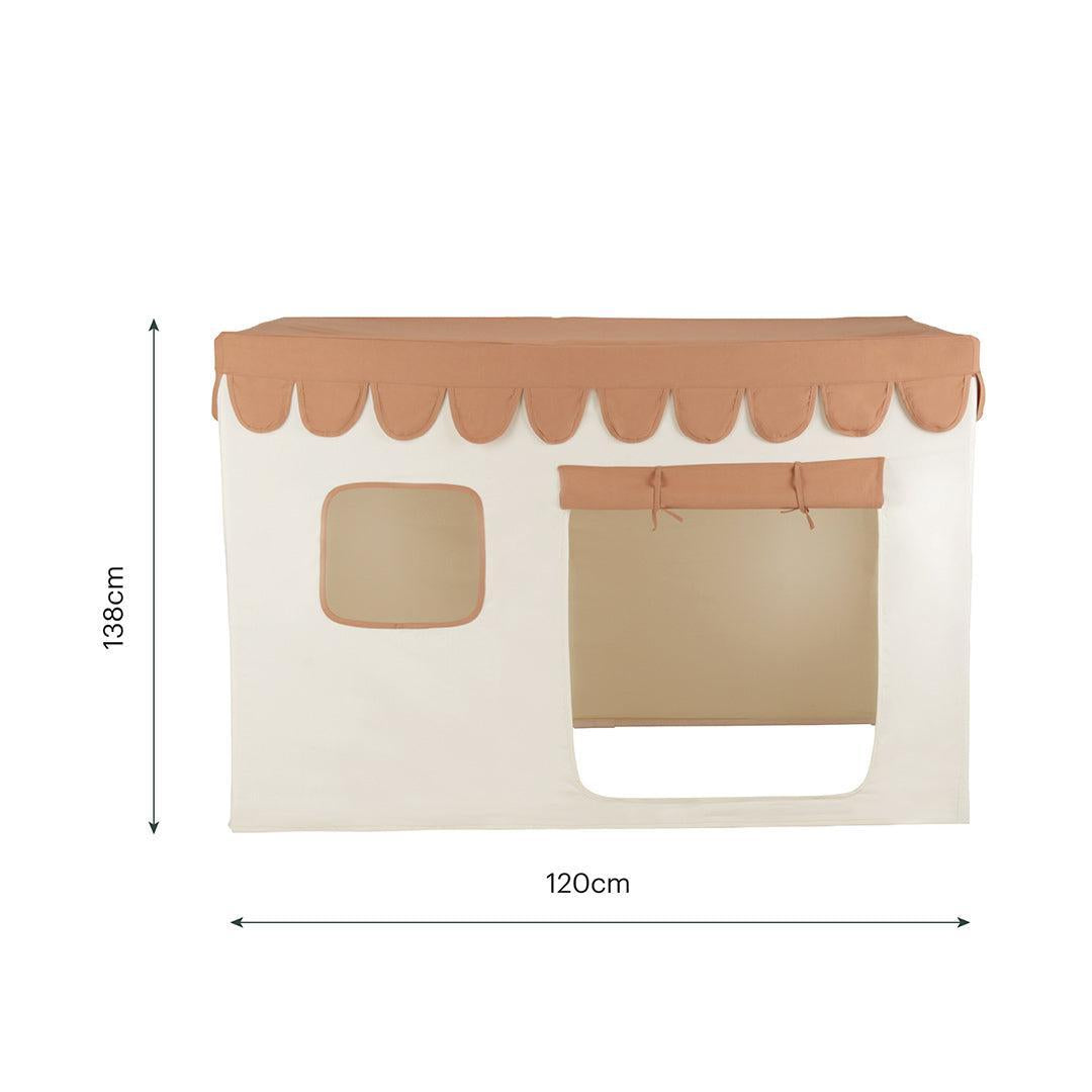 CuddleCo Play House with Scalloped Bunting - Tuscany-Climbing Frames-Tuscany- | Natural Baby Shower