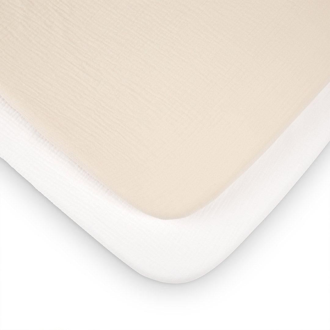 CuddleCo Universal Crib/ Co Sleeper Sheets 2pk - Cashmere Waffle-Sheets-Cashmere Waffle-Crib | Natural Baby Shower