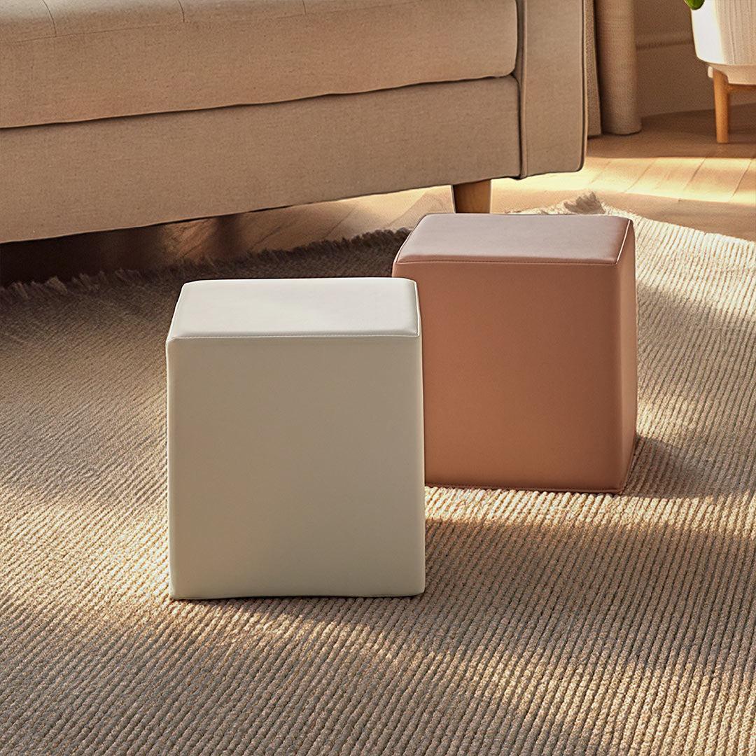 CuddleCo Soft Play Cubes 2pc - Tuscany/Pebble-Soft Play-Tuscany/Pebble- | Natural Baby Shower