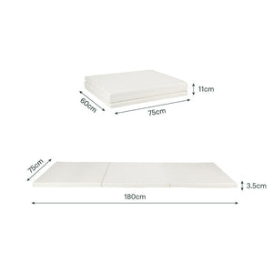 CuddleCo Tumble Play Mat 180 x 75cm - Pebble-Play Mats-Pebble- | Natural Baby Shower