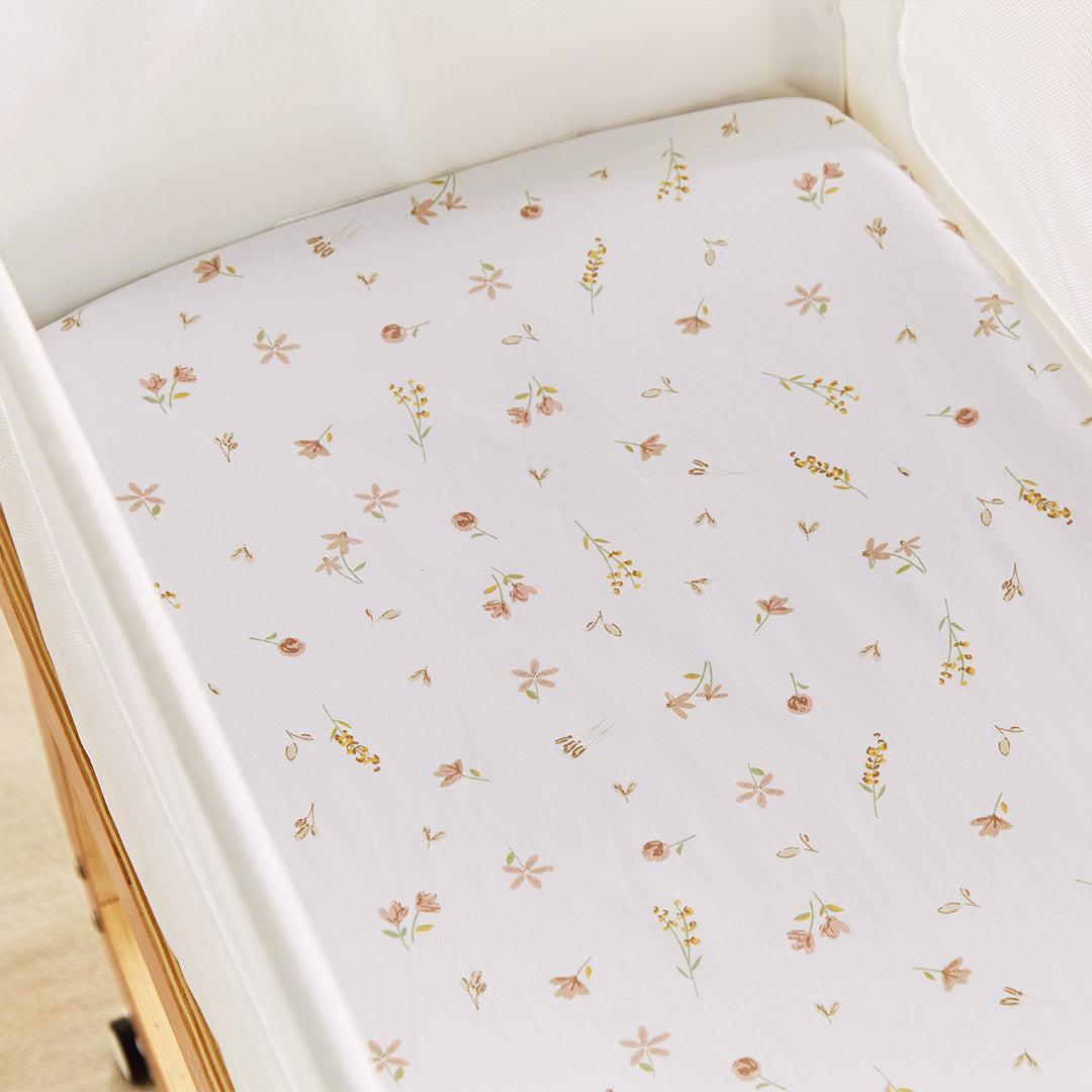 CuddleCo Universal Crib/ Co Sleeper Bedding Set - Cashmere Meadow-Bedding Sets-Cashmere Meadow-Crib | Natural Baby Shower