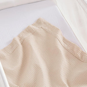 CuddleCo Universal Crib/ Co Sleeper Bedding Set - Cashmere Waffle-Bedding Sets-Cashmere Waffle-Crib | Natural Baby Shower