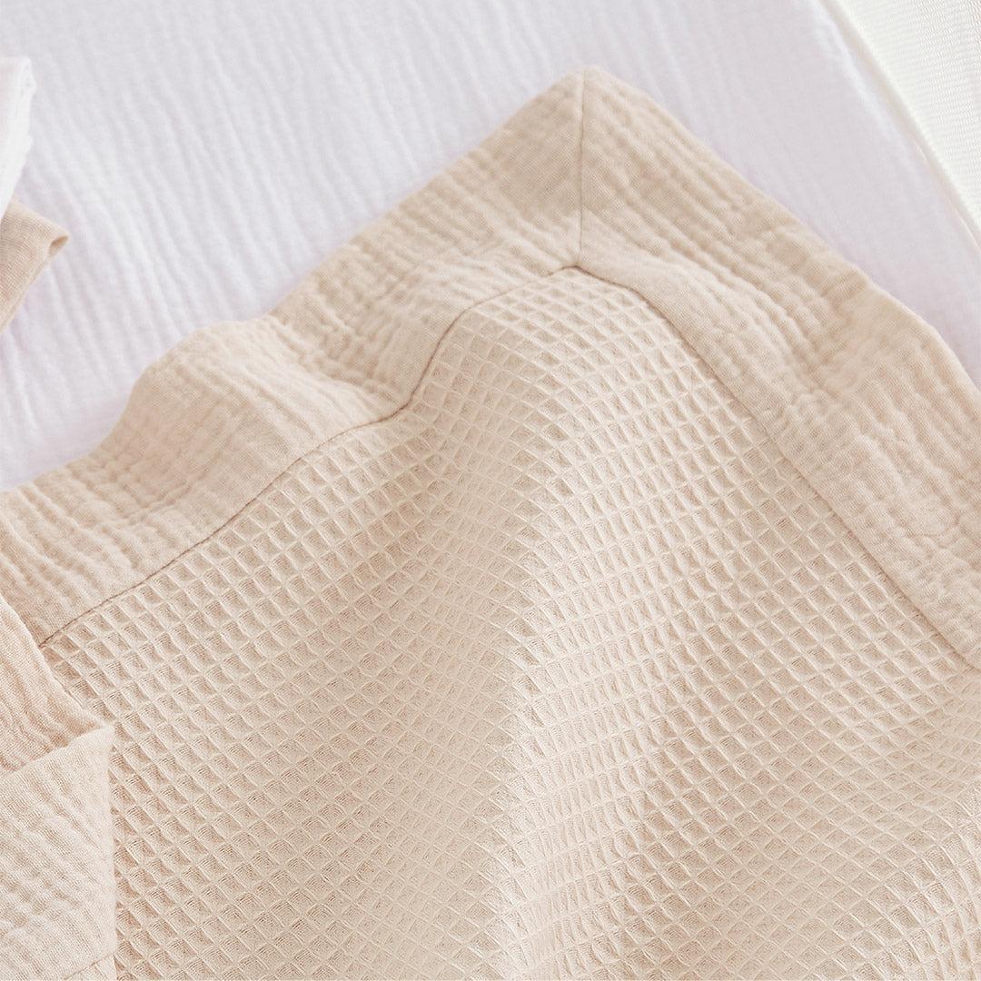 CuddleCo Universal Crib/ Co Sleeper Bedding Set - Cashmere Waffle-Bedding Sets-Cashmere Waffle-Crib | Natural Baby Shower