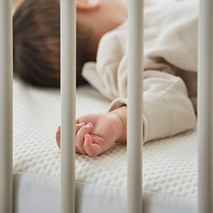 CuddleCo Waterproof Cot Mattress Protector Hypoallergenic Bamboo - White-Mattress Protectors-White-One Size | Natural Baby Shower