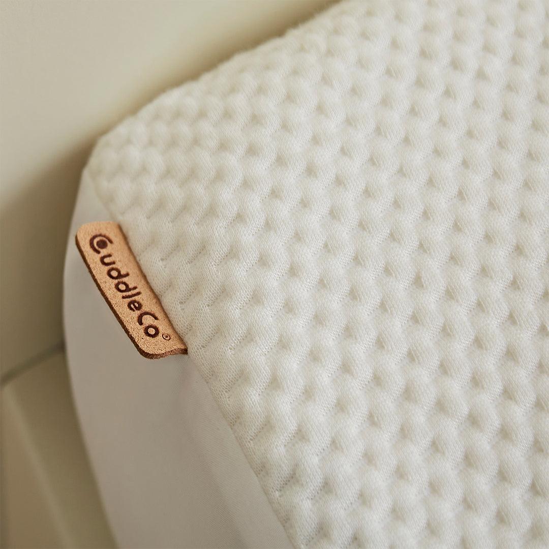 CuddleCo Waterproof Cot Mattress Protector Hypoallergenic Bamboo - White-Mattress Protectors-White-One Size | Natural Baby Shower