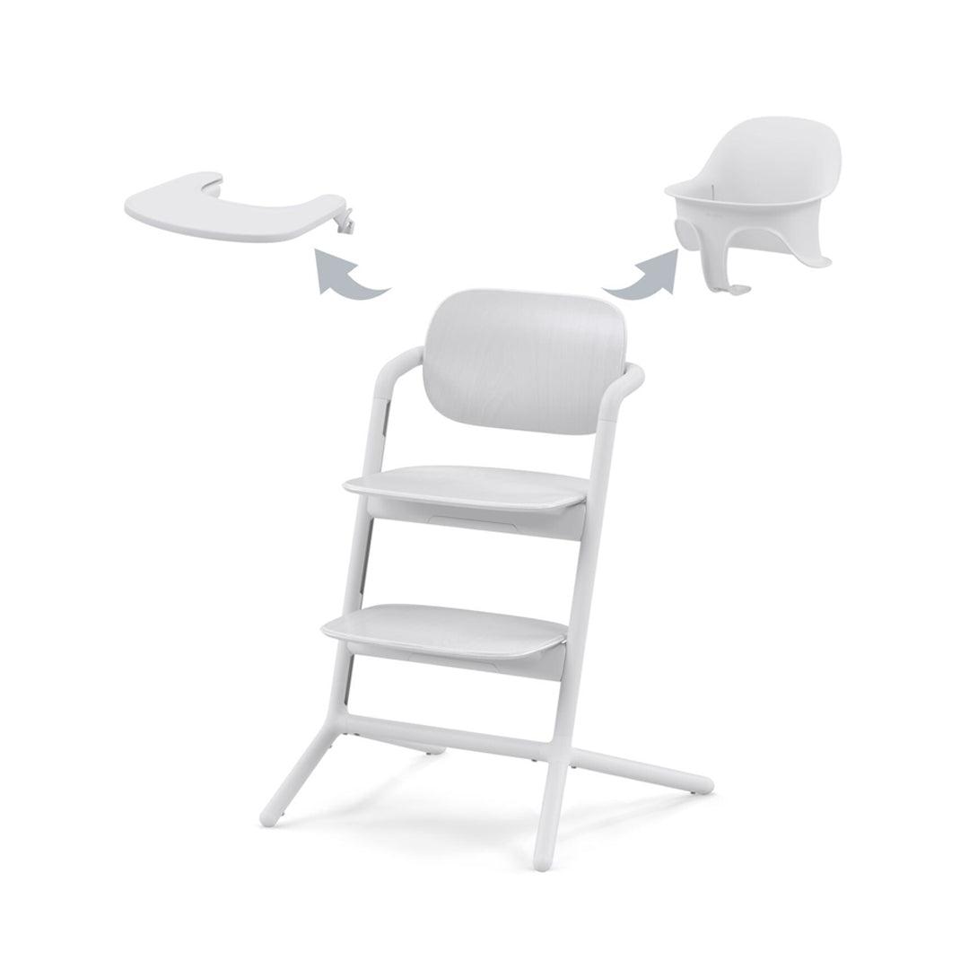 CYBEX LEMO 3-in-1 Highchair Set - White-Highchairs- | Natural Baby Shower