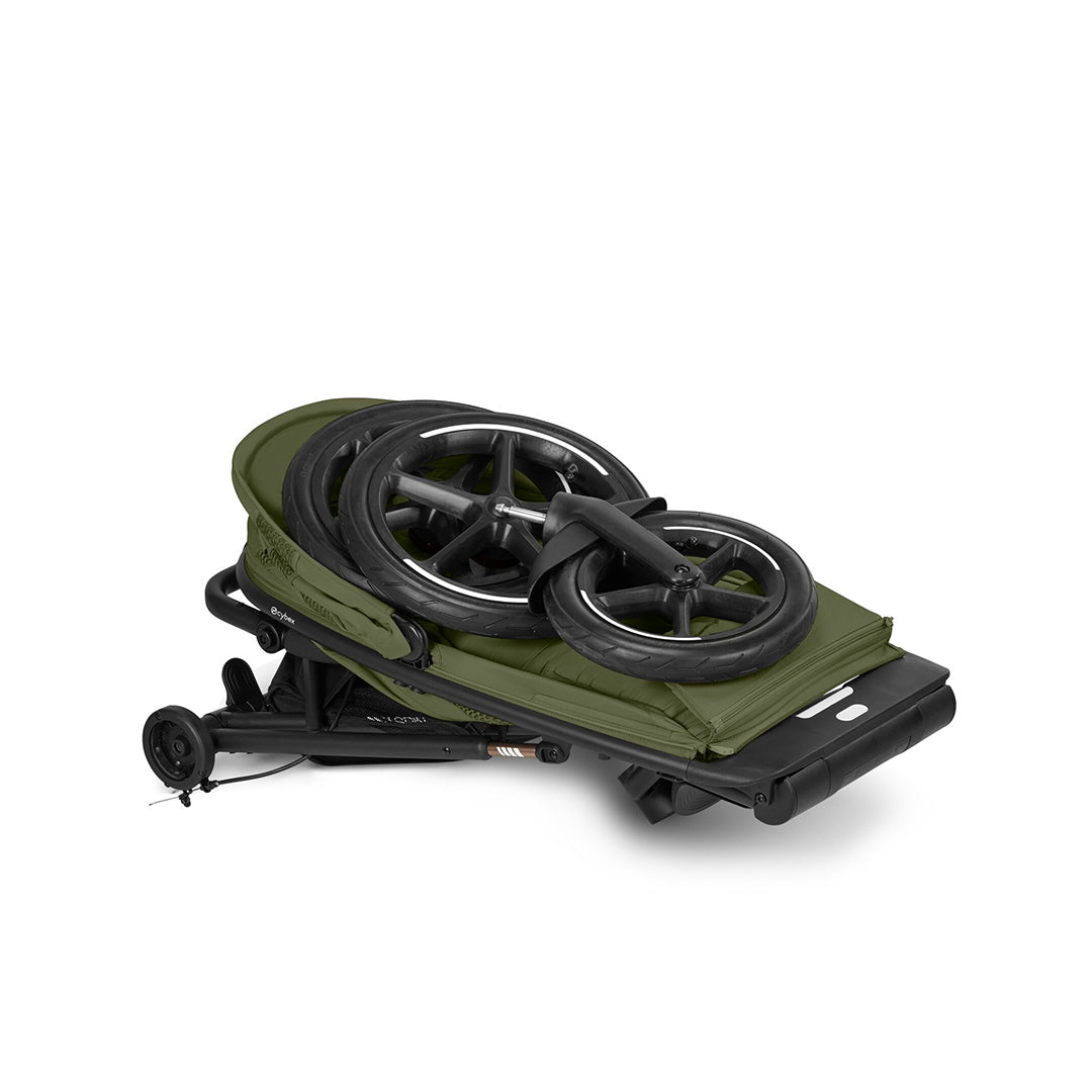 CYBEX Avi Spin Stroller - Moss Green-Strollers-Moon Black- | Natural Baby Shower