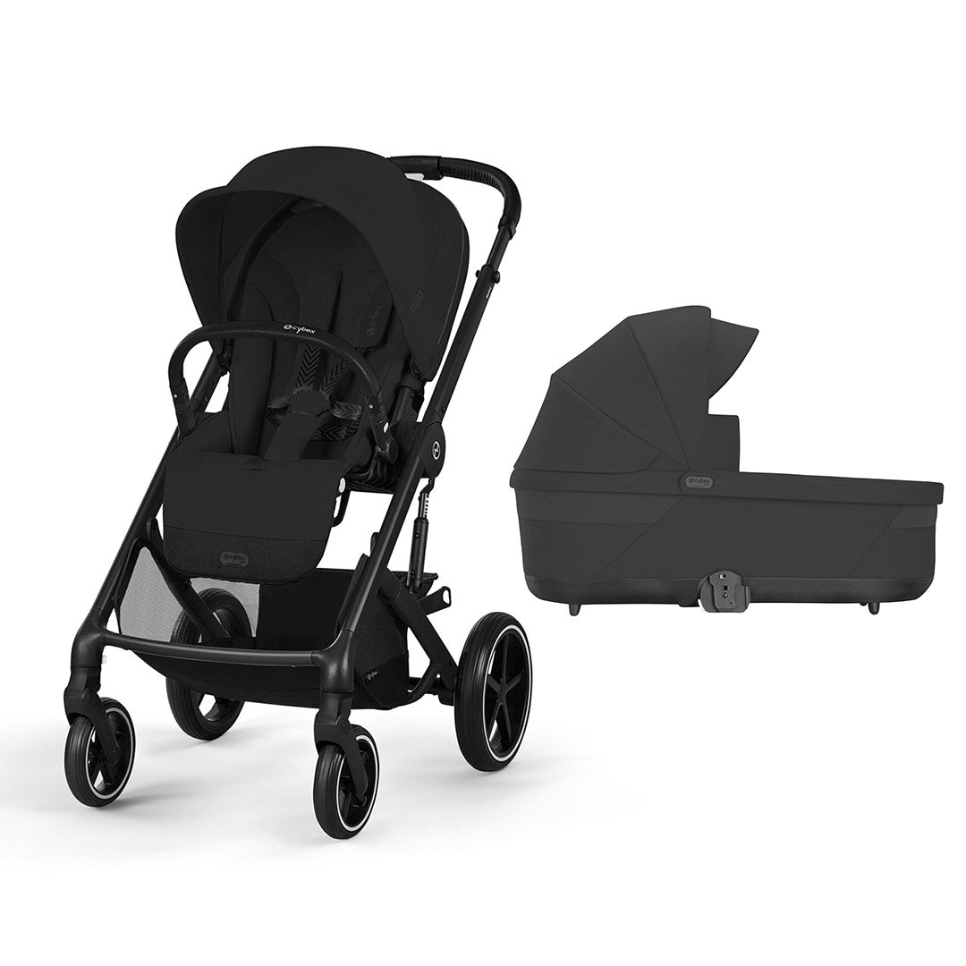 Cybex Balios S Lux Pushchair - Moon Black-Strollers-Moon Black-Black | Natural Baby Shower