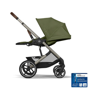 Cybex Balios S Lux Pushchair - Moss Green-Strollers-Moss Green-Khaki-Taupe | Natural Baby Shower