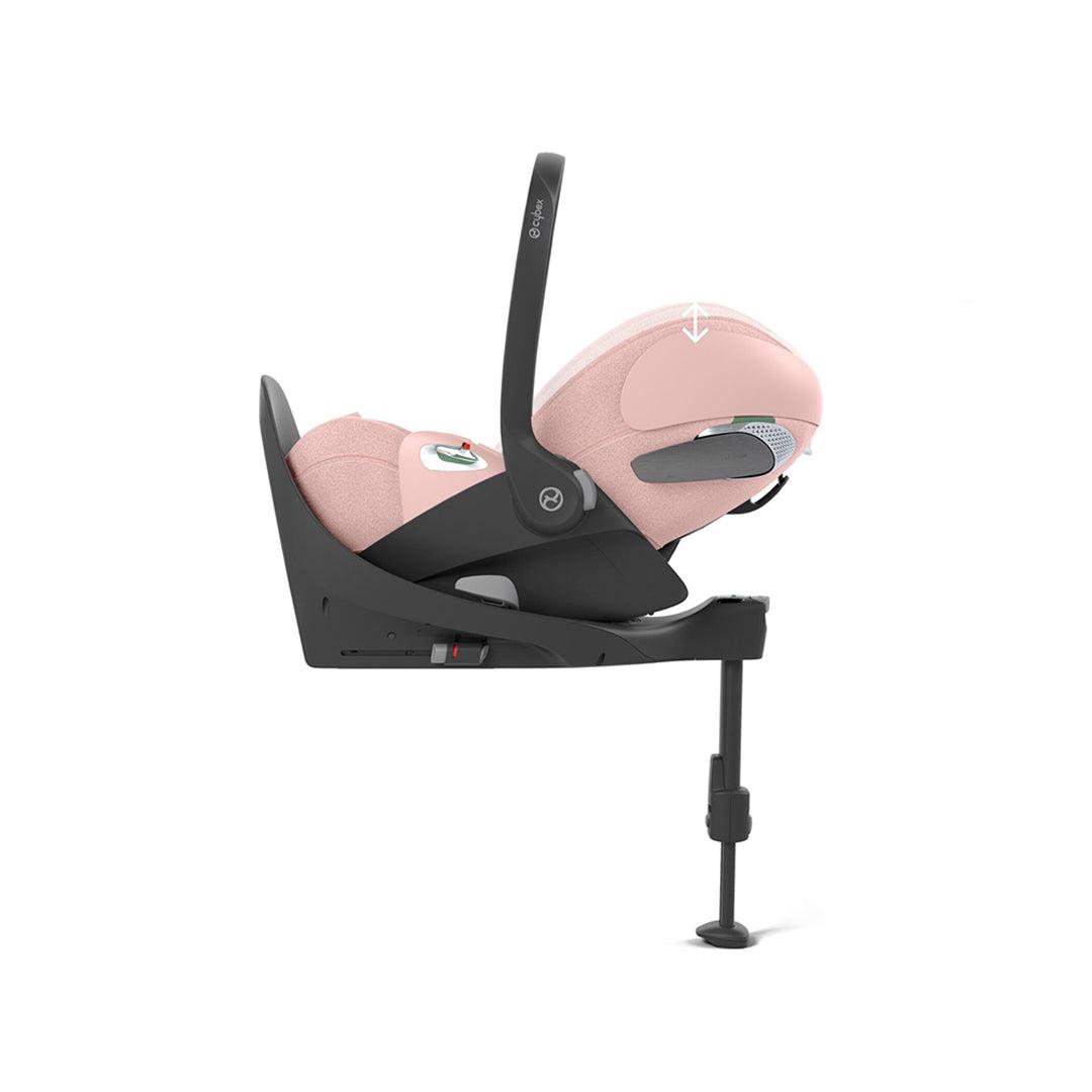 CYBEX Cloud T i-Size Plus Rotating Baby Car Seat - Peach Pink-Car Seats-Peach Pink-No Base | Natural Baby Shower