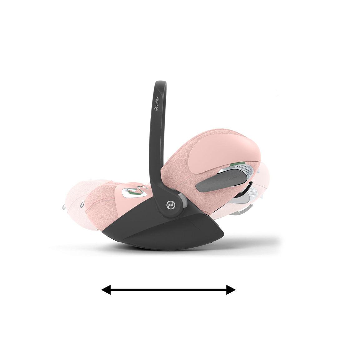 CYBEX Cloud T i-Size Plus Rotating Baby Car Seat - Peach Pink-Car Seats-Peach Pink-No Base | Natural Baby Shower