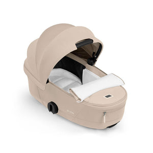 CYBEX Coya Comfort Compact Stroller & Carrycot - Cozy Beige/Black-Strollers-Cozy Beige/Black- | Natural Baby Shower