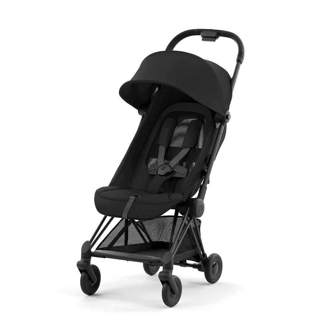 CYBEX Coya Compact Stroller - Sepia Black-Strollers-Sepia Black/Matt Black- | Natural Baby Shower