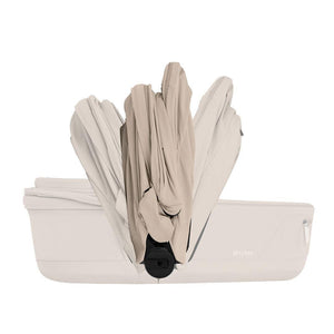 CYBEX e-Priam Comfort Pushchair & Foldable Carrycot - Cozy Beige/Black-Strollers-Cozy Beige/Black- | Natural Baby Shower