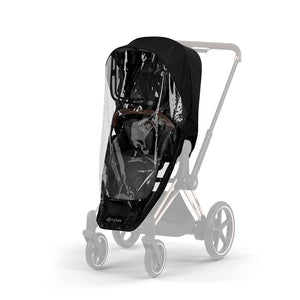 CYBEX e-Priam Comfort Pushchair & Foldable Carrycot - Cozy Beige/Black-Strollers-Cozy Beige/Black- | Natural Baby Shower