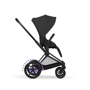 CYBEX e-Priam Comfort Pushchair & Foldable Carrycot - Sepia Black/Black-Strollers-Sepia Black/Black- | Natural Baby Shower