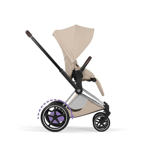 CYBEX e-Priam Style Single Pushchair-Strollers-Sepia Black-Chrome Brown | Natural Baby Shower
