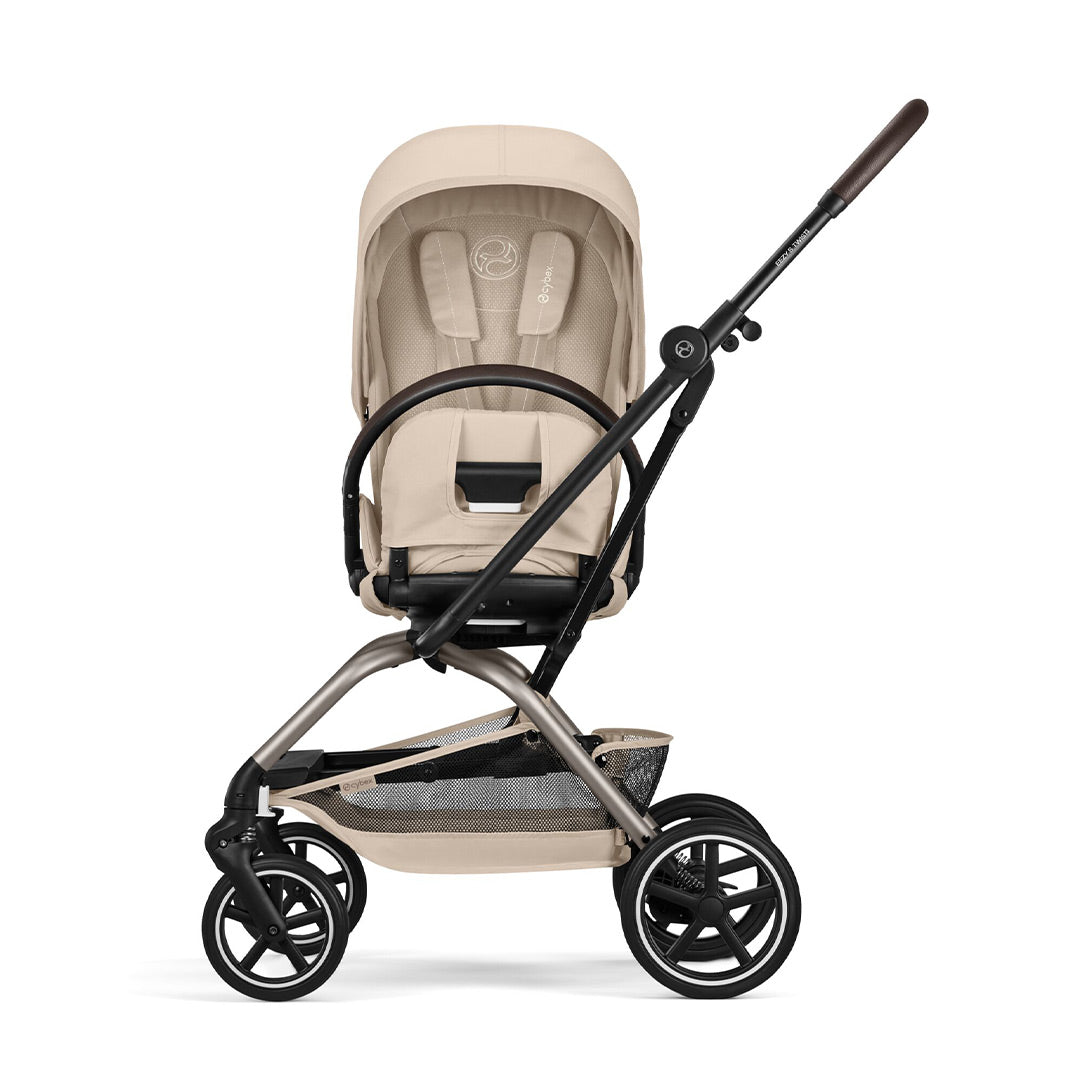 Cybex Eezy S Twist+ 2 Pushchair - 2026 - Almond Beige-Strollers-Almond Beige-One Size | Natural Baby Shower