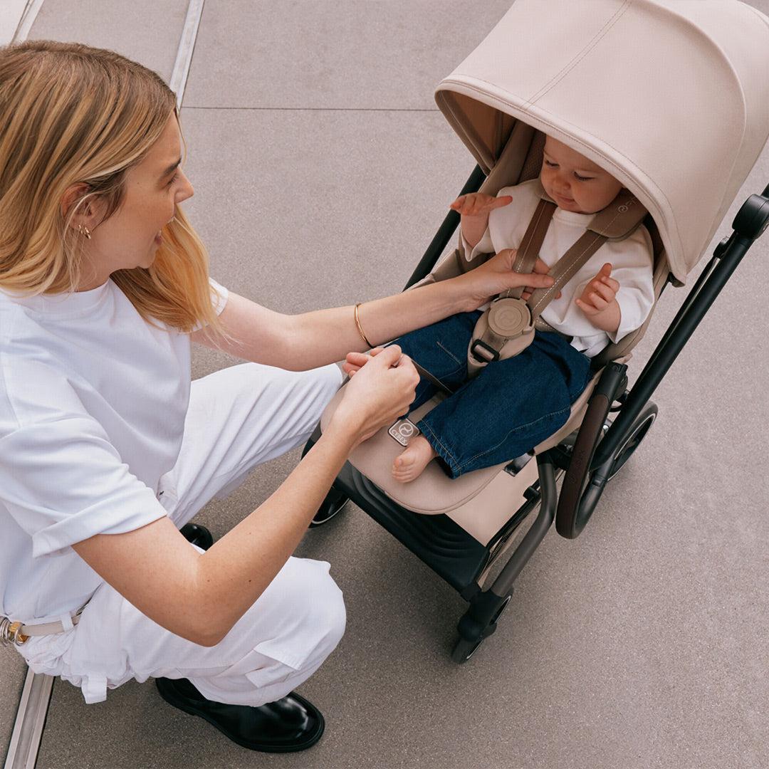 Cybex Eezy S Twist+ 2 Pushchair - 2026 - Dune Grey-Strollers-Dune Grey-One Size | Natural Baby Shower