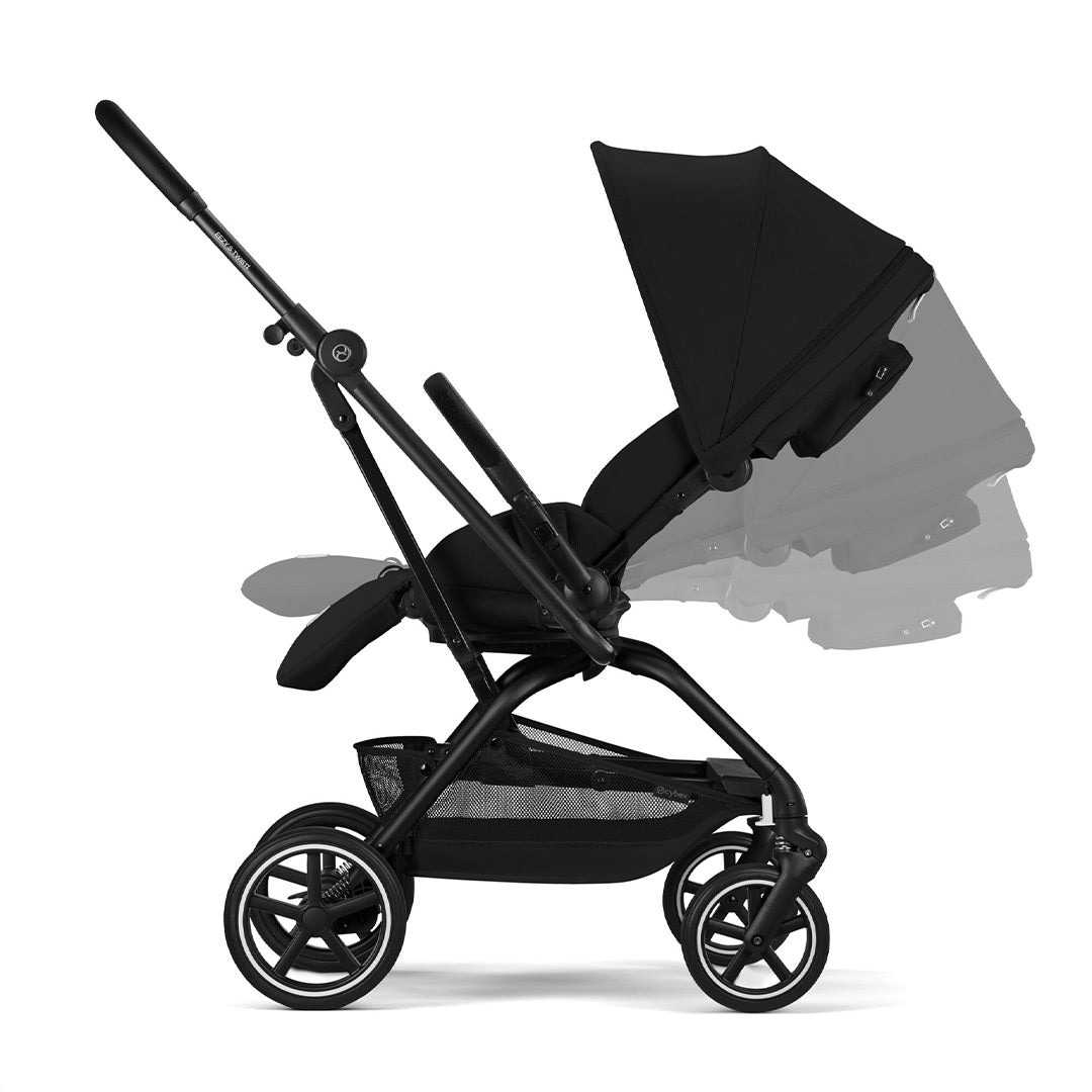 Cybex Eezy S Twist+ 2 Pushchair - 2026 - Magic Black-Strollers-Magic Black-One Size | Natural Baby Shower