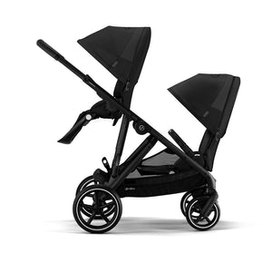CYBEX Gazelle S Twin Pushchair - Moon Black-Strollers-Moon Black-Without Carrycot | Natural Baby Shower