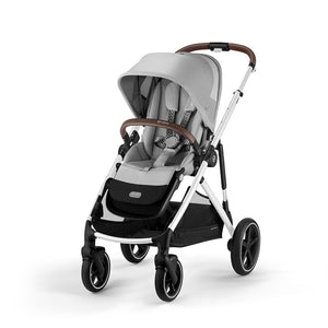 CYBEX Gazelle S Double Pushchair - Lava Grey-Strollers-Lava Grey-Without Carrycot | Natural Baby Shower