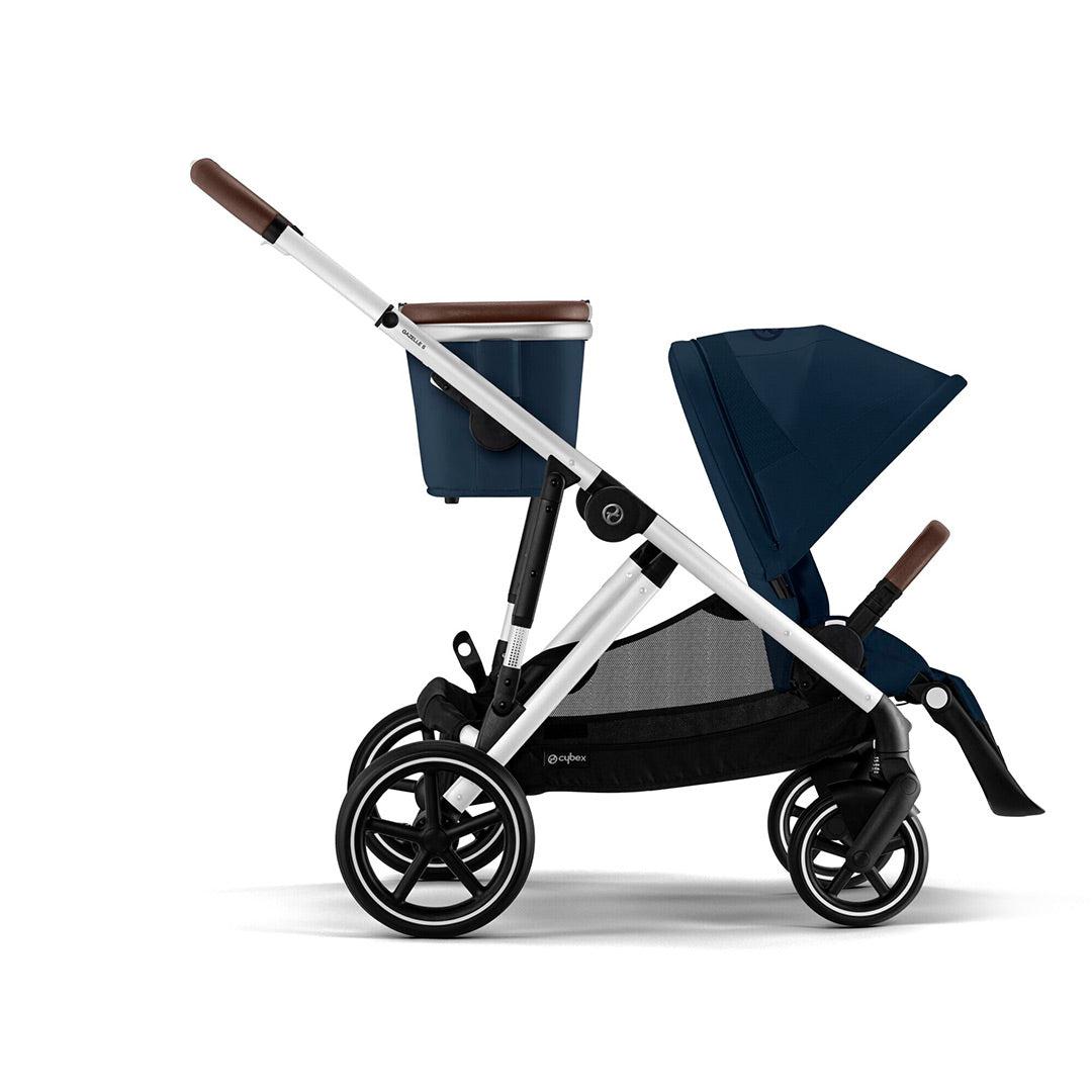 CYBEX Gazelle S Double Pushchair - Ocean Blue-Strollers-Ocean Blue-Without Carrycot | Natural Baby Shower