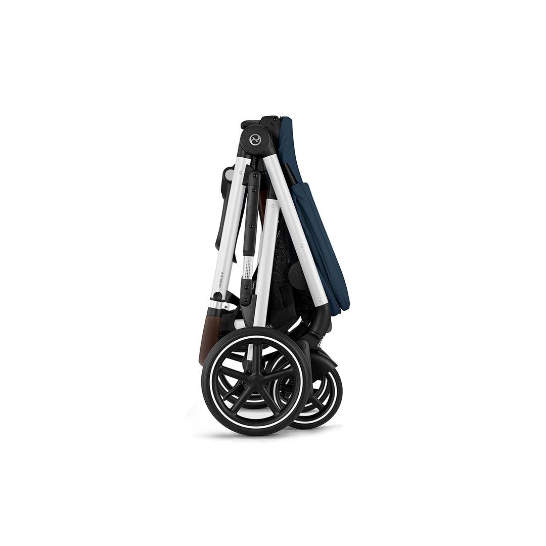 CYBEX Gazelle S Pushchair (2023) - Ocean Blue - Silver-Strollers-Ocean Blue-Silver | Natural Baby Shower