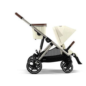 CYBEX Gazelle S Twin Pushchair - Seashell Beige-Strollers-Seashell Beige-Without Carrycot | Natural Baby Shower