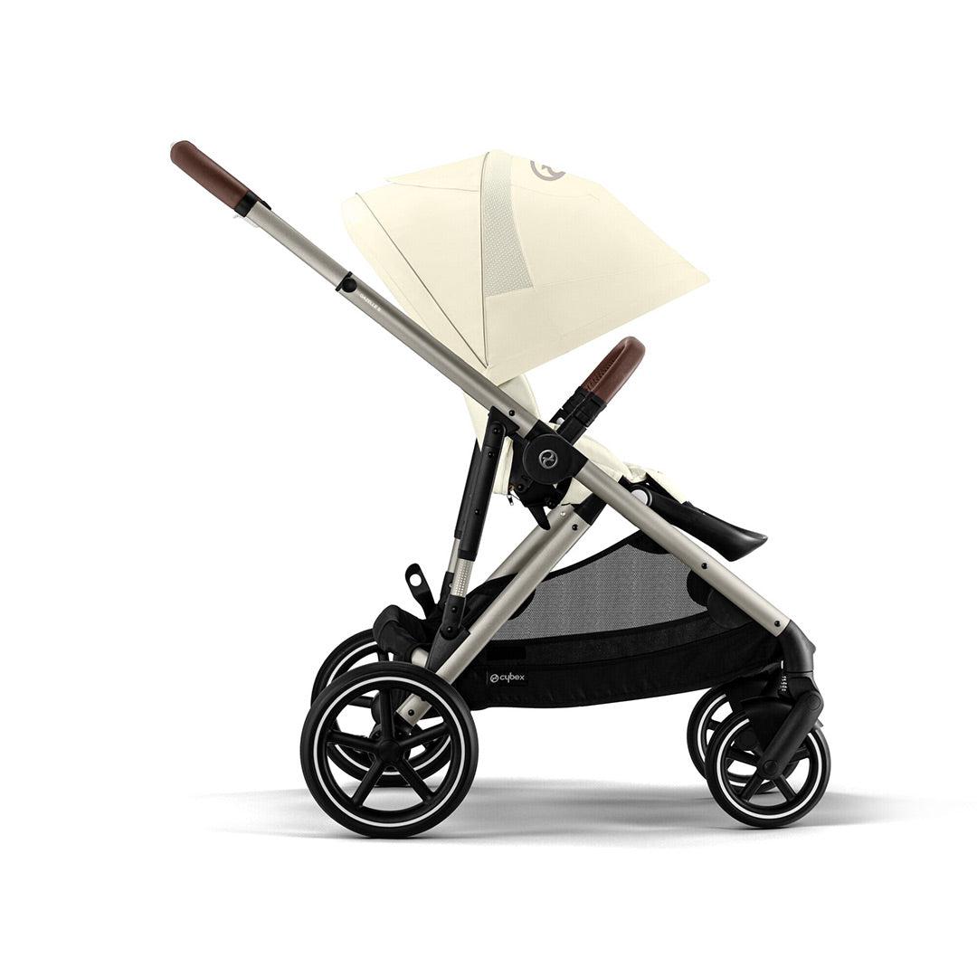 CYBEX Gazelle S Twin Pushchair - Seashell Beige-Strollers-Seashell Beige-Without Carrycot | Natural Baby Shower