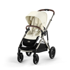CYBEX Gazelle S Twin Pushchair - Seashell Beige-Strollers-Seashell Beige-Without Carrycot | Natural Baby Shower