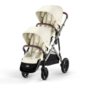 CYBEX Gazelle S Twin Pushchair - Seashell Beige-Strollers-Seashell Beige-Without Carrycot | Natural Baby Shower