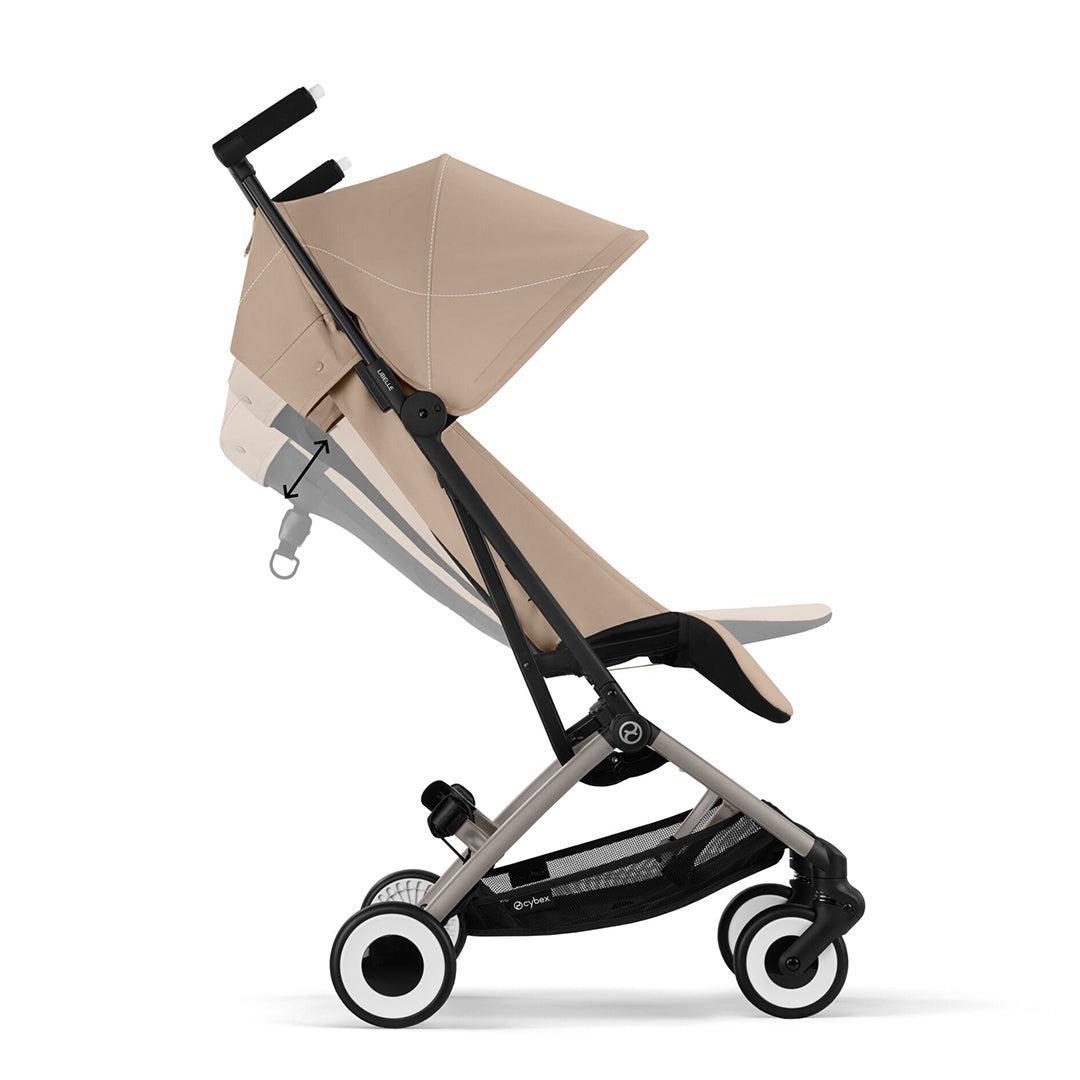 CYBEX Libelle Compact Stroller - Almond Beige-Strollers-Almond Beige- | Natural Baby Shower