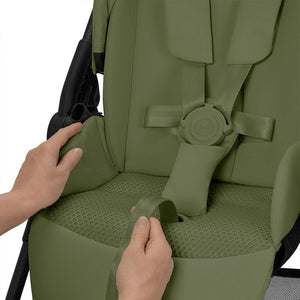 CYBEX Melio Carbon Pushchair - Moss Green-Strollers-Moss Green- | Natural Baby Shower