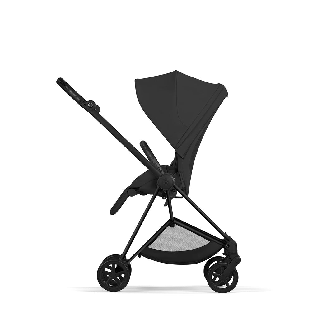 CYBEX Mios Comfort Pushchair & Foldable Carrycot - Sepia Black/Black-Strollers-Sepia Black/Black- | Natural Baby Shower