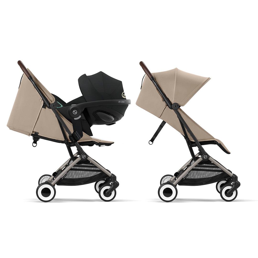 CYBEX Orfeo Pushchair - Almond Beige - Taupe-Strollers-Almond Beige-Taupe | Natural Baby Shower
