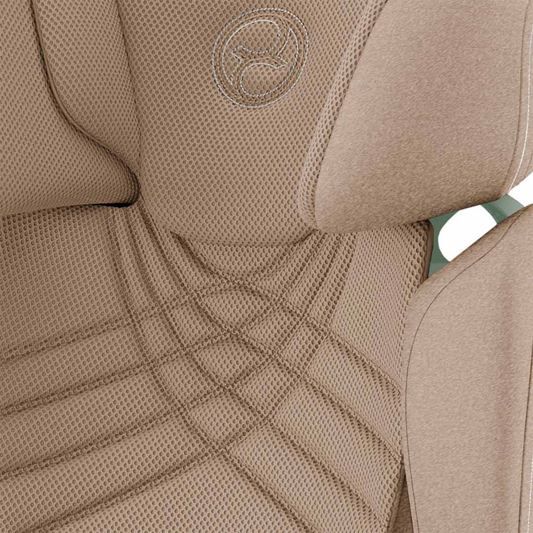 CYBEX Solution T i-Fix Plus Car Seat - Cozy Beige-Car Seats-Cozy Beige- | Natural Baby Shower