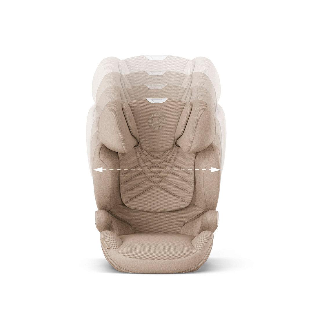 CYBEX Solution T i-Fix Plus Car Seat - Cozy Beige-Car Seats-Cozy Beige- | Natural Baby Shower