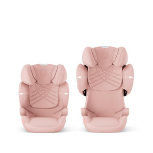 CYBEX Solution T i-Fix Plus Car Seat - Peach Pink-Car Seats-Peach Pink- | Natural Baby Shower