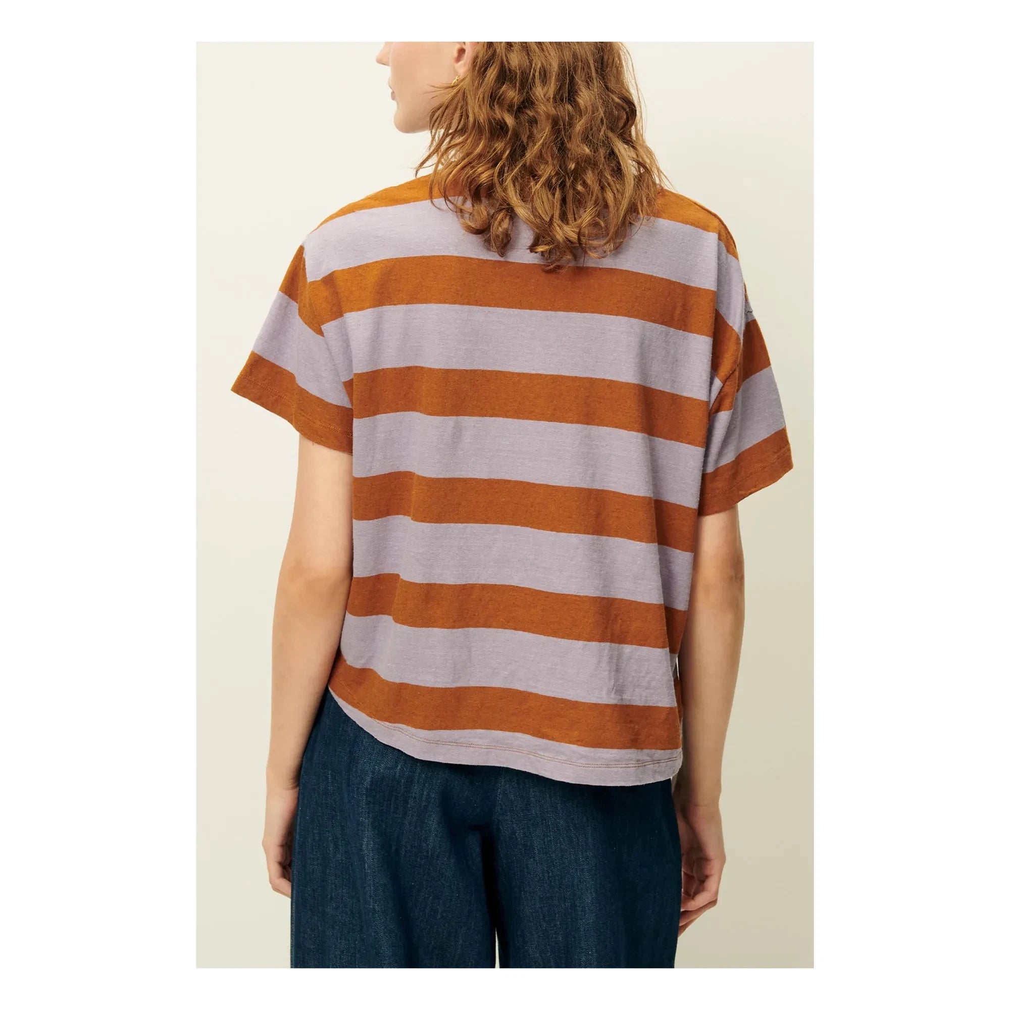 Sessùn - Tooli Baumwoll-T-Shirt | Lila