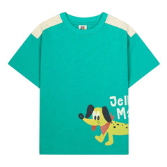 Jelly Mallow - Dog T-Shirt | Turquoise