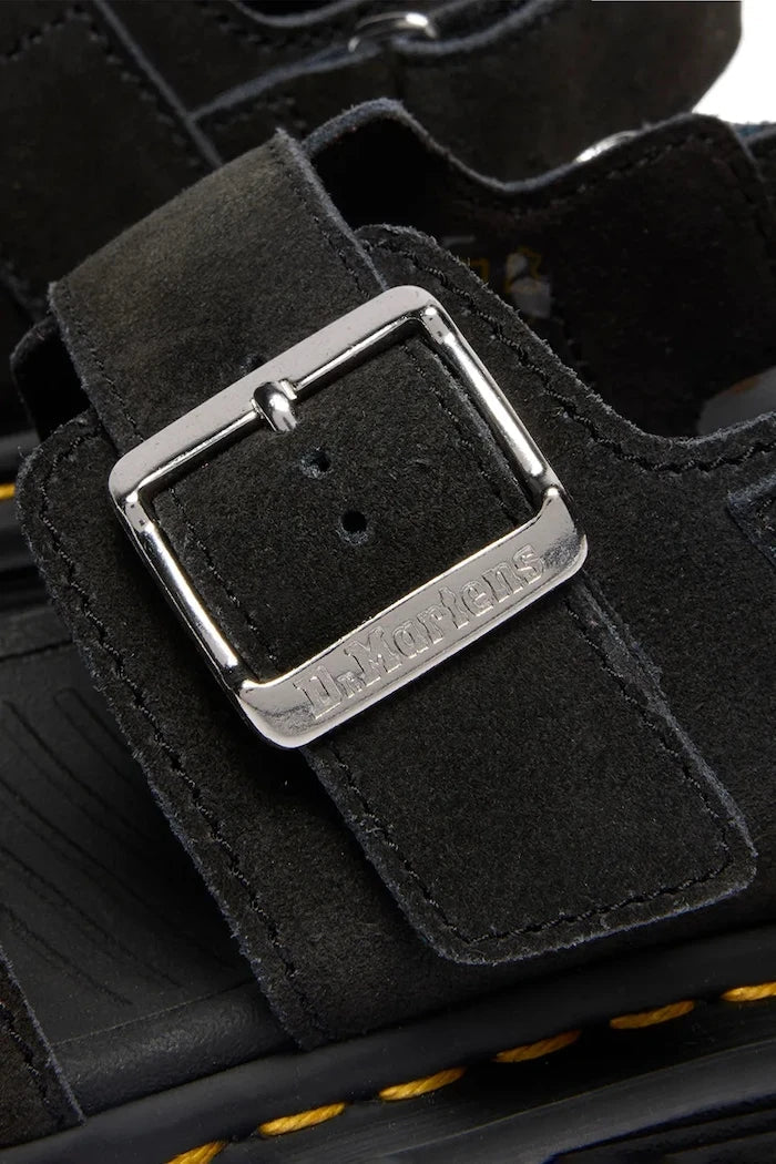 Dr. Martens platform kadın süet sandalet ayakkabısı ZebZag Sandal
