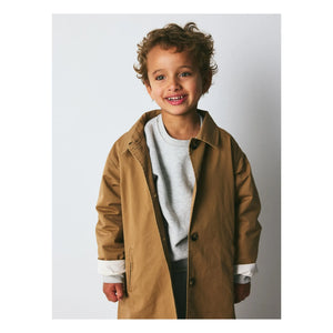 brunobruno nation - Axel Coat Organik Pamuk | Kahverengi