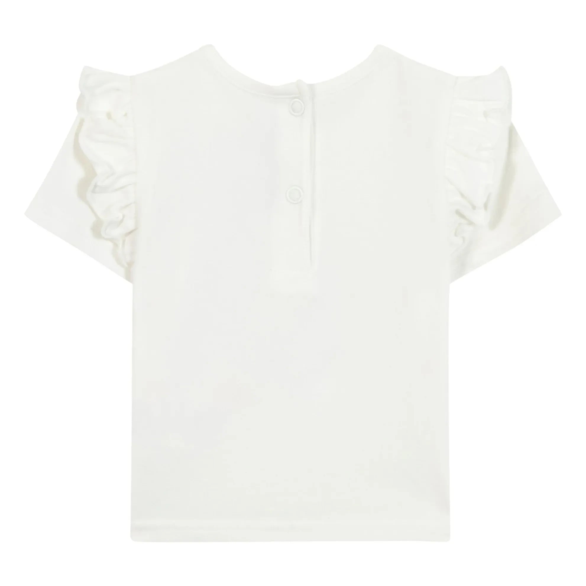 Tartine et Chocolat - Liberty Schmetterling Baby T-Shirt | Weiß