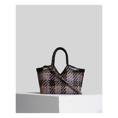 Vipera - Monet Madras Ledertasche | Blau