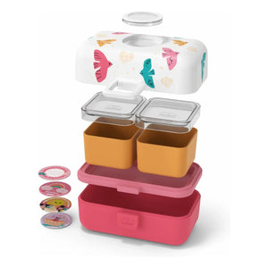 Monbento - Lunchbox MB Tresor Oiseaux | Rosa